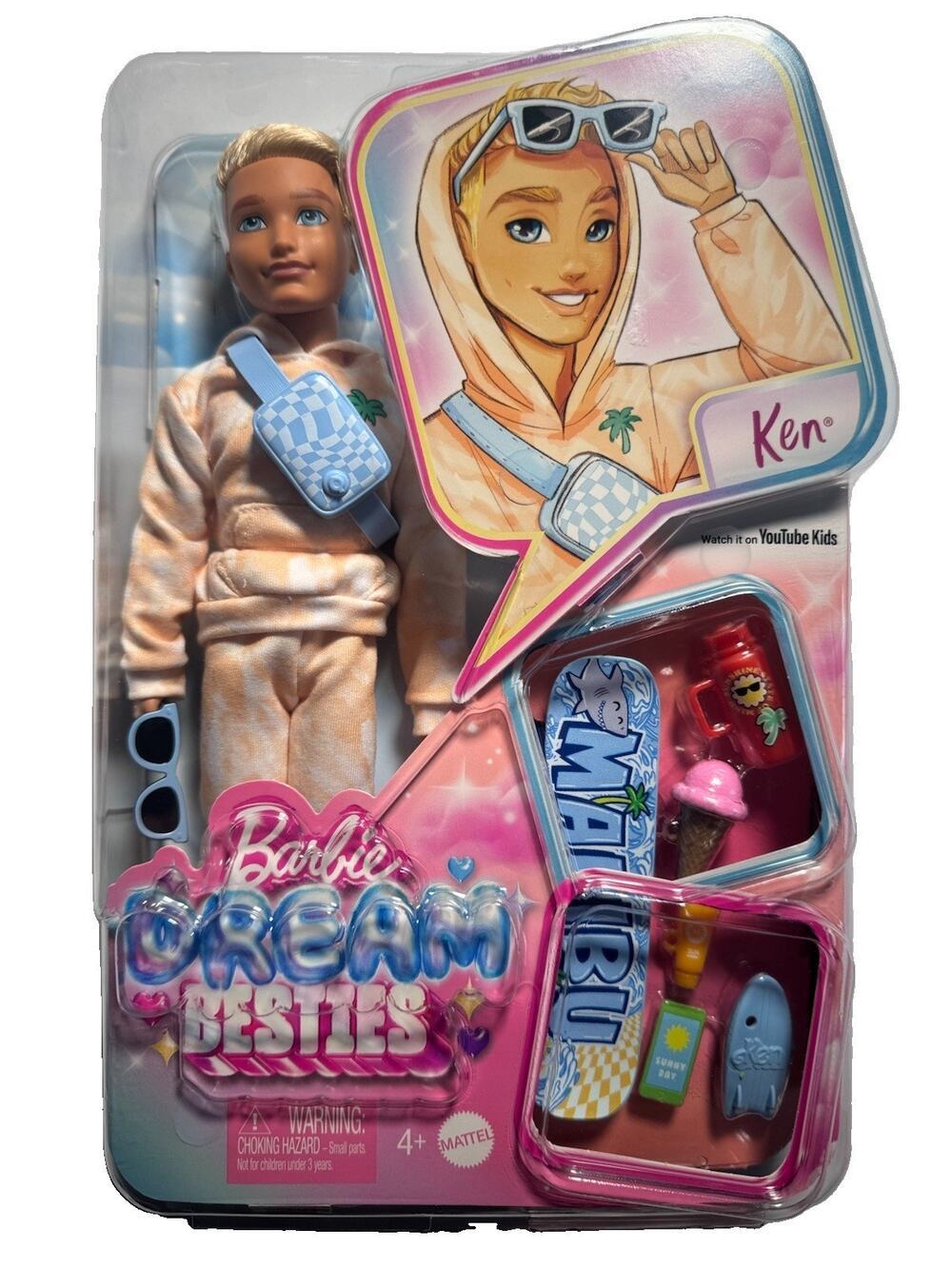 Barbie Dream Besties Ken Doll 11" Mattel New in Box Fashion Doll w/ Accessories